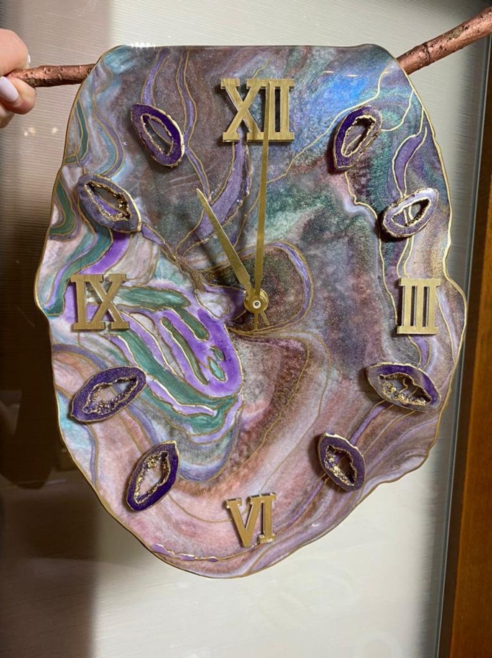 Salvador Dali Salvador Dali Clock Handmade Melting clock Etsy