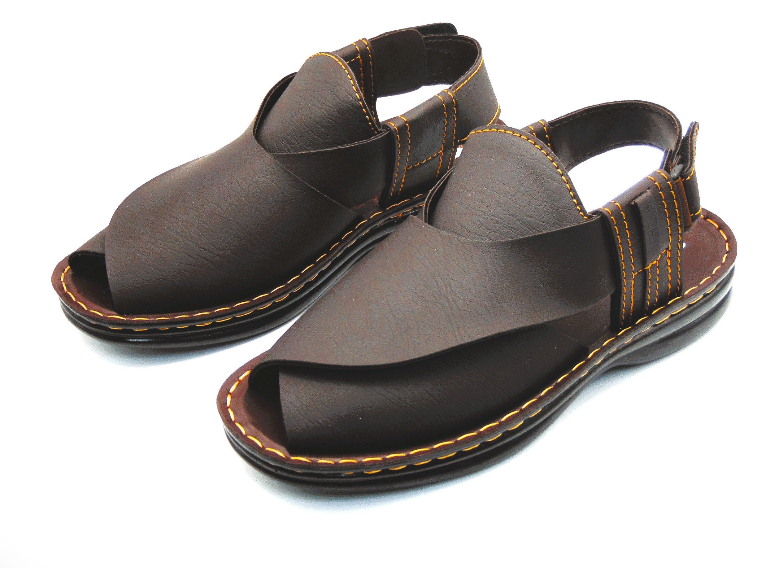 Men Ethnic Indian Genuine Leather Shoes Sandals Etsy Ireland