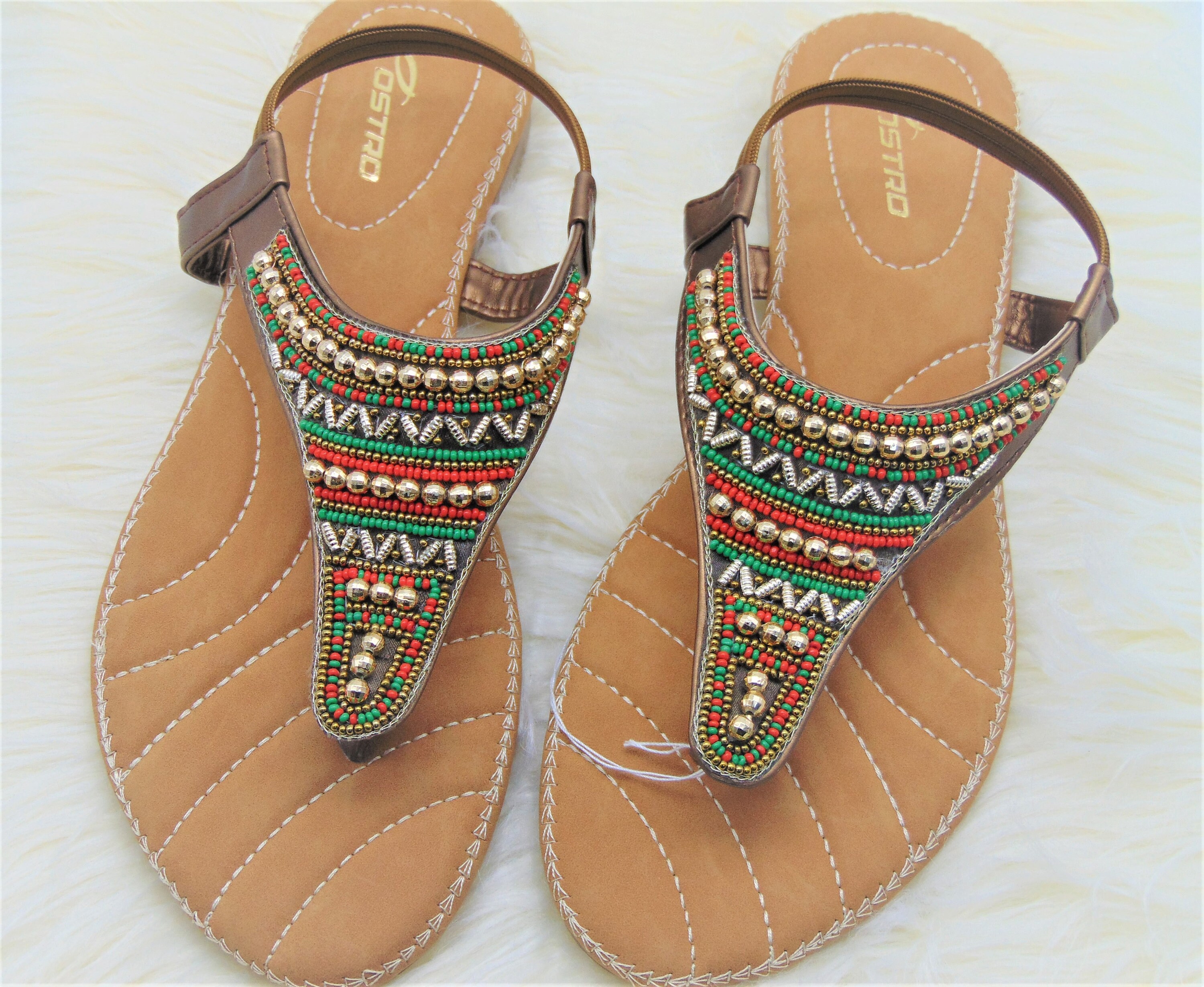 cute beaded sandals