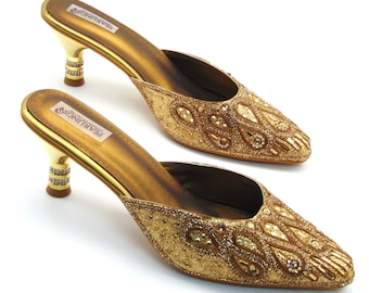 Bronze Wedding Shoes Etsy