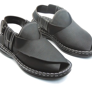 Chaussures indiennes ethniques pour hommes en cuir synthétique de haute qualité, sandales plates à enfiler Mojari