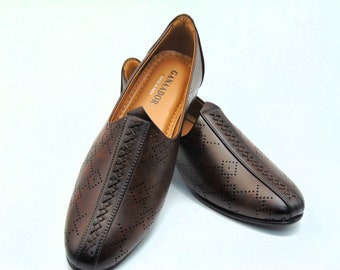 Mens Indian Juti Shoes: Ethnic Khussa Mojari Sandals