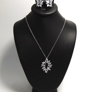 Cubic Zirconia Diamond Necklace set