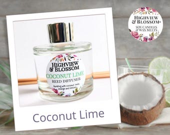 COCONUT LIME Reed Diffuser (and refill option)