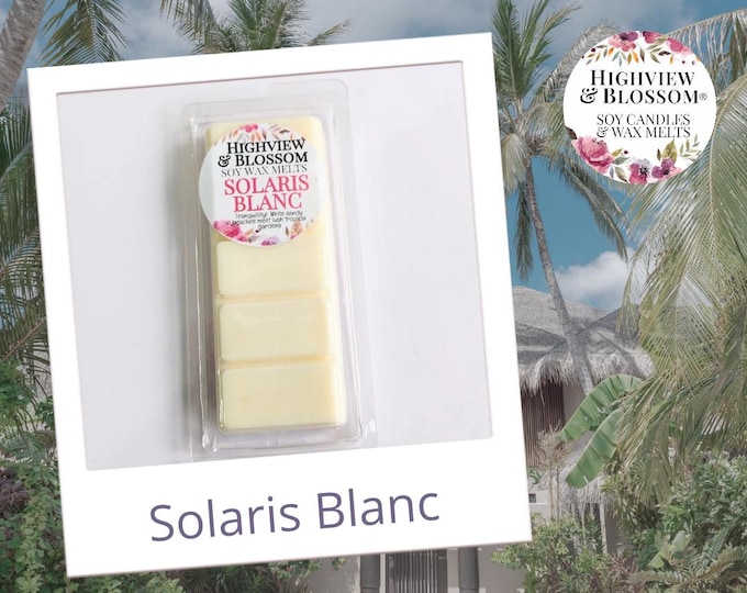 SOLARIS BLANC Soy Wax Melt Bar