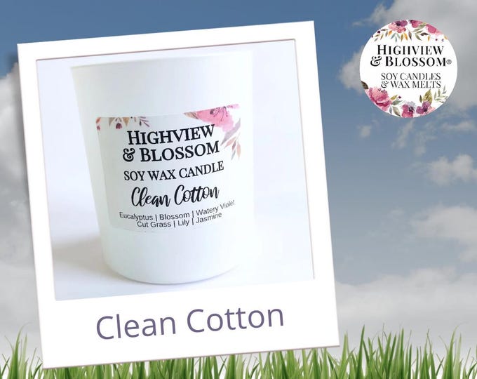CLEAN COTTON Soy Candle 30cl