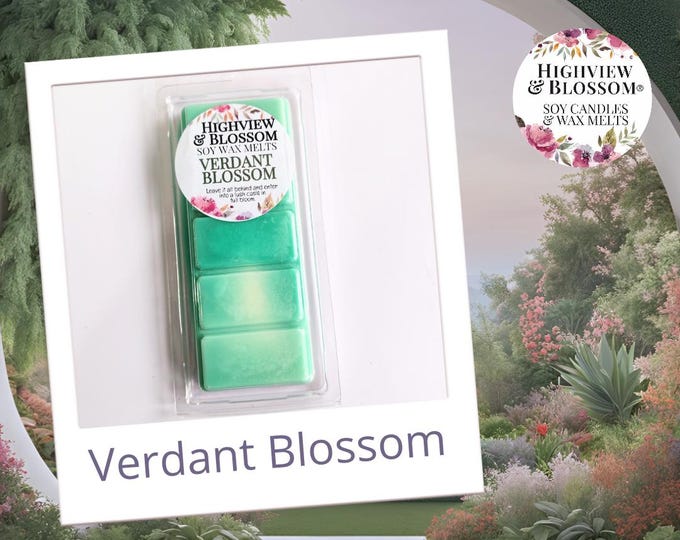 VERDANT BLOSSOM Soy Wax Melt Bar