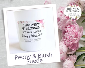 PEONY & BLUSH SUEDE Soy Candle 30cl