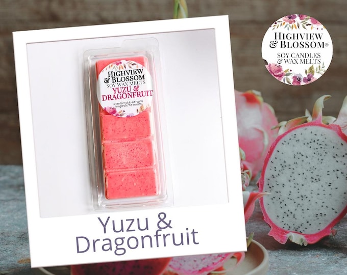 YUZU & DRAGONFRUIT Soy Wax Melt Bar