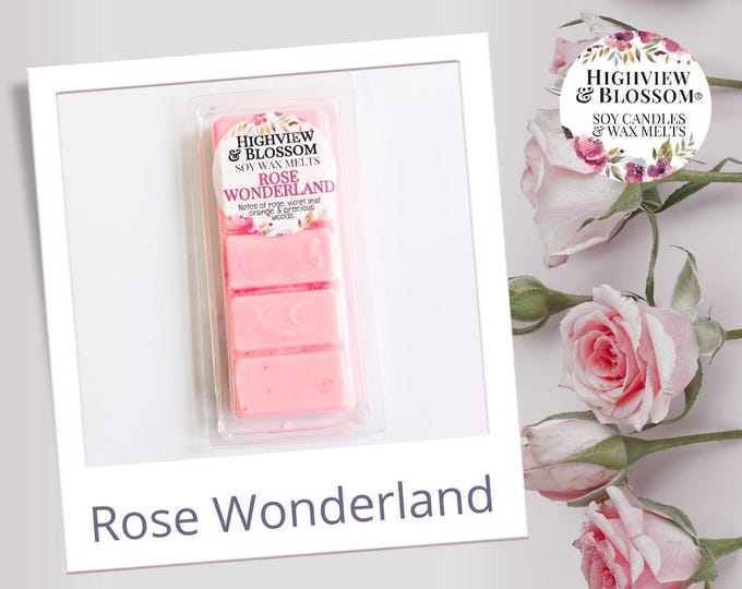 ROSE WONDERLAND Soy Wax Melt Bar