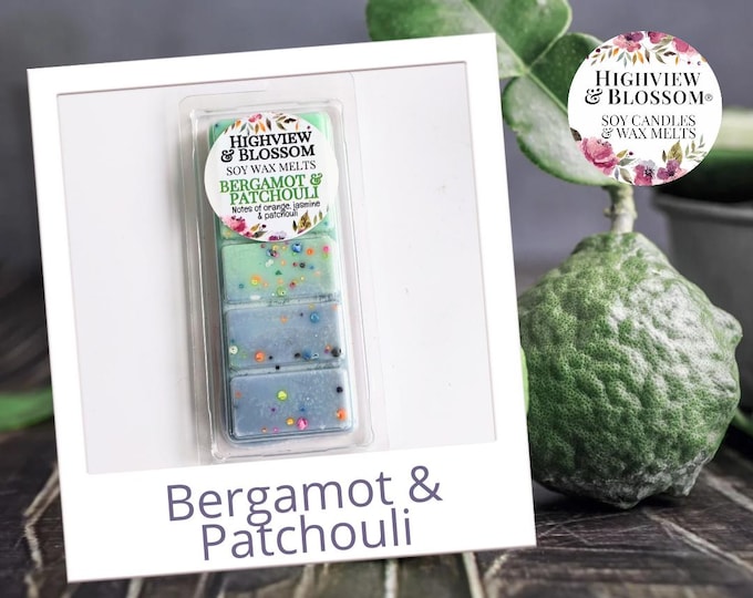 BERGAMOT & PATCHOULI Soy Wax Melt Bar