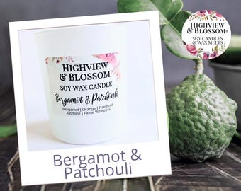 BERGAMOT & PATCHOULI Soy Candle 30cl