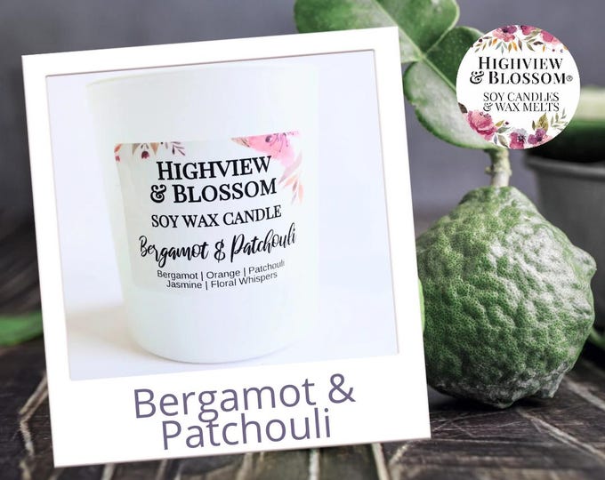 BERGAMOT & PATCHOULI Soy Candle 30cl