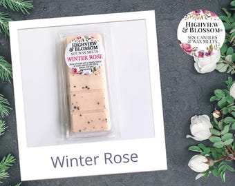 WINTER ROSE Soy Wax Melt Bar