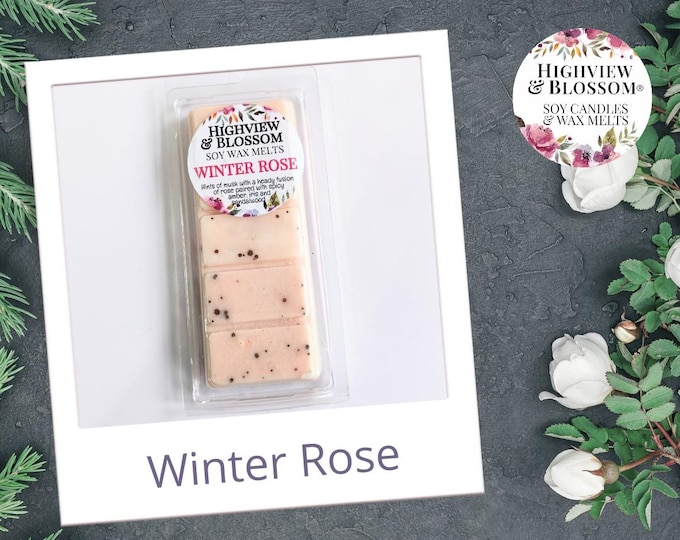 WINTER ROSE Soy Wax Melt Bar