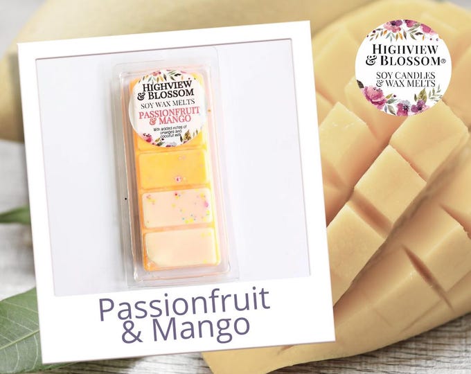 PASSIONFRUIT & MANGO Soy Wax Melt Bar