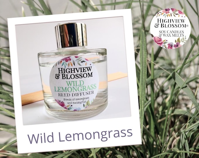 WILD LEMONGRASS Reed Diffuser (and refill option)