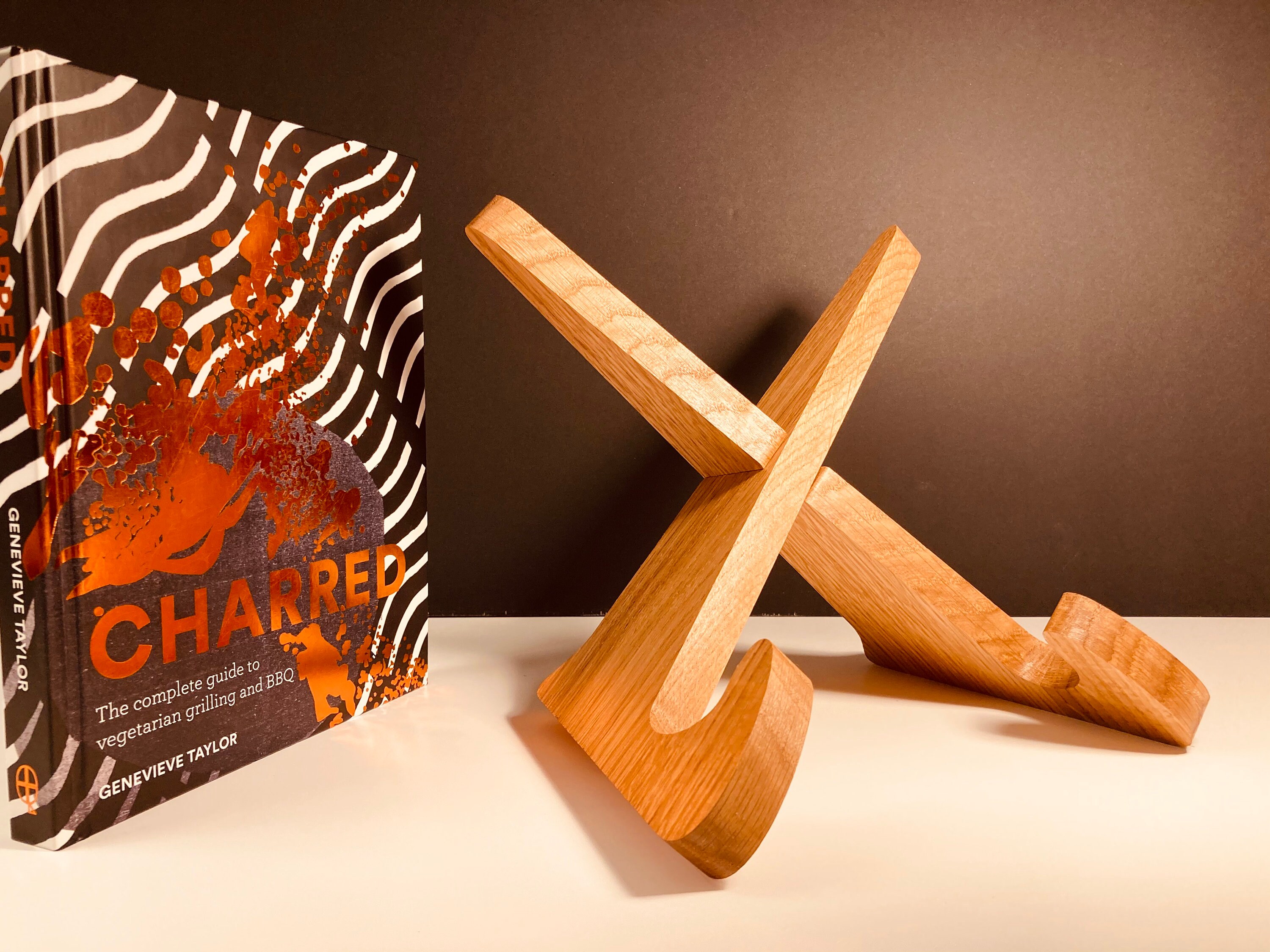 Cookbook stand book stand display book stand recipe book Etsy