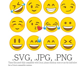 Emoji SVG Collection - Emoji Clipart - Emoji Bundle - Emoji Svg Files - Feeling Emoji - Emoji design - Smiley - Mac Emoji - Emoji Vector