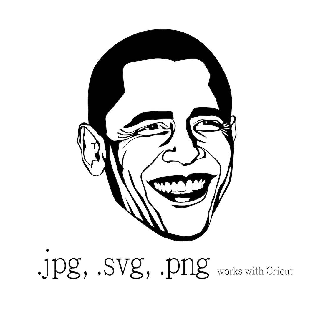Obama Design Files (svg/png/jpg). Vector Clipart, Instant Download ...