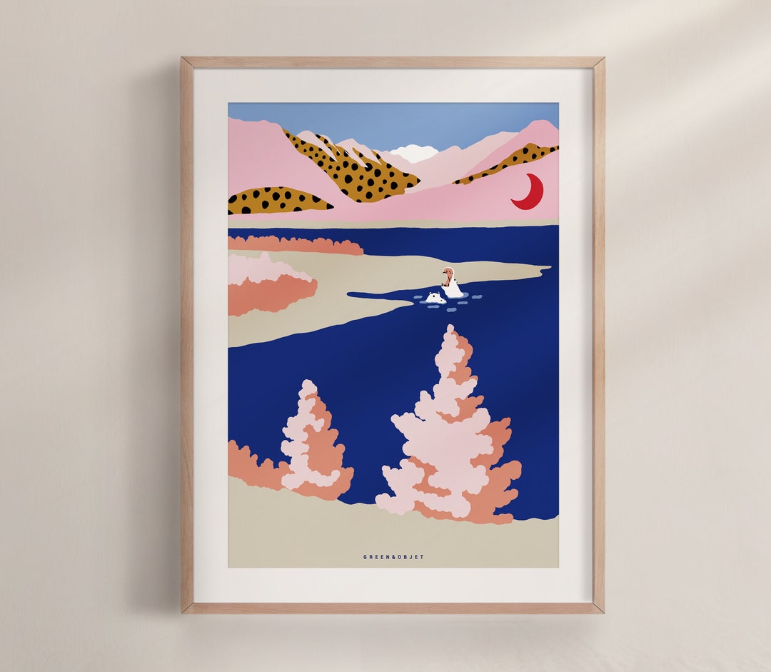 Picture of Nursery Wall Art Landscape Wall Art Nursery Animal Prints - Etsy