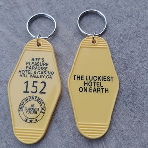 BTTF replica keychain Biff Pleasure Paradise Back to the Future