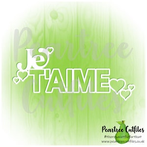 Je Taime Svg Png Jpg Cutfile