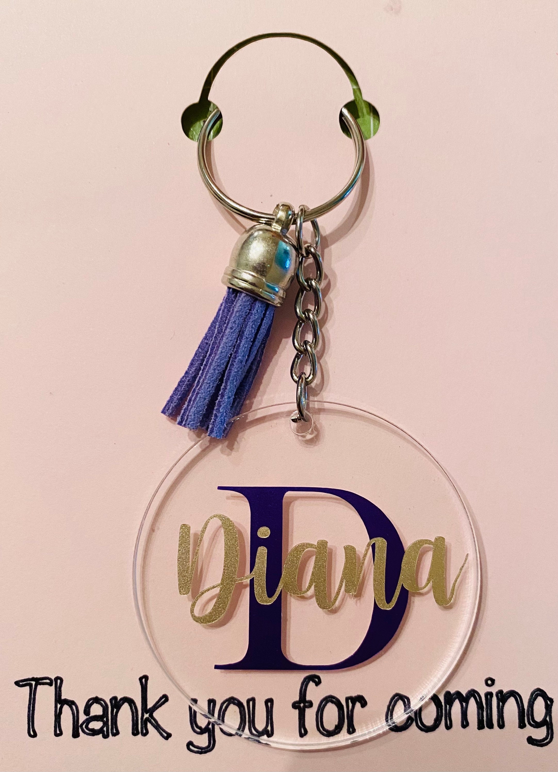 Acrylic keychain party favors baby shower favors Etsy