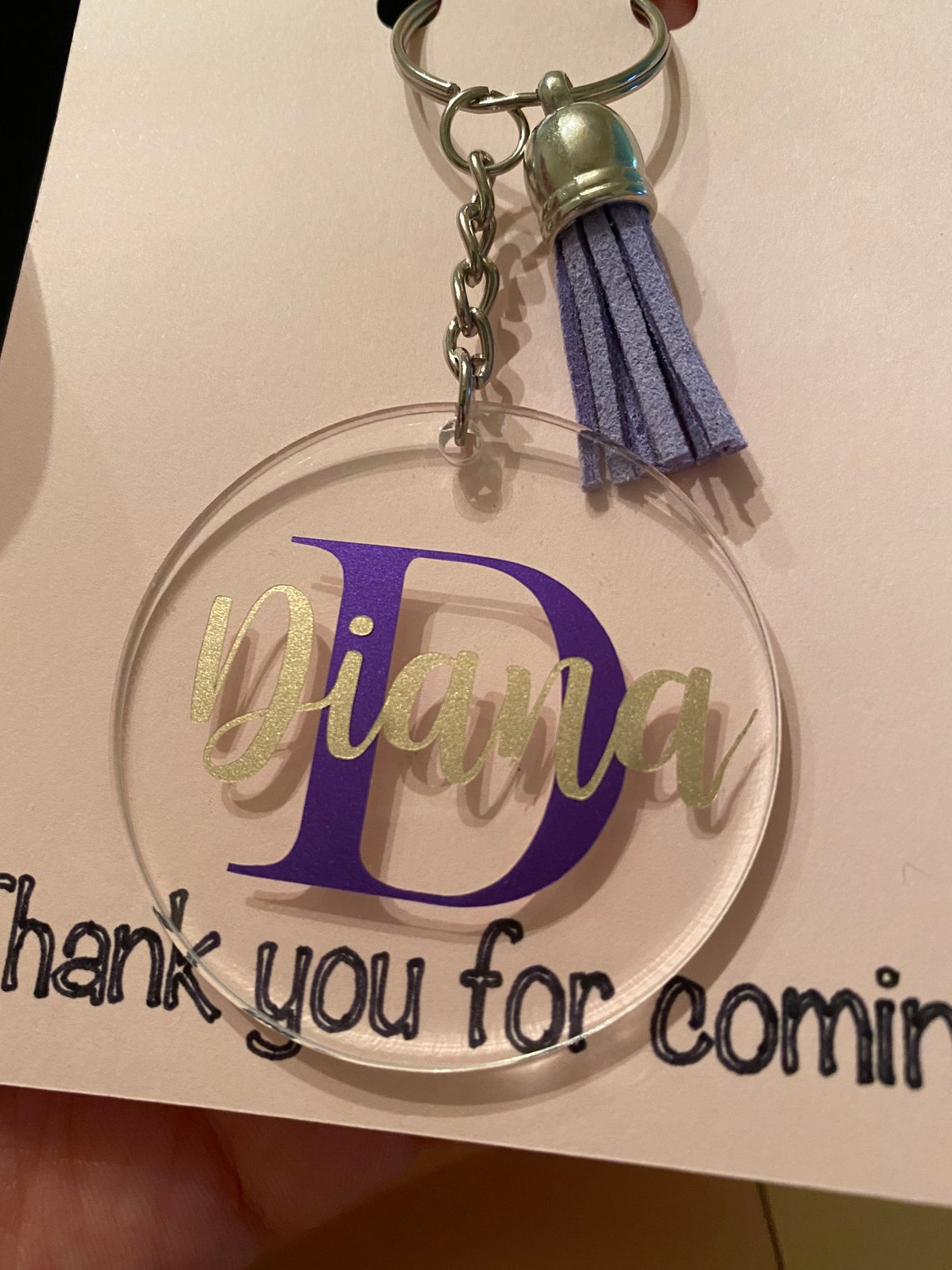 Acrylic keychain party favors baby shower favors Etsy