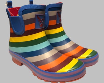 rubber boots, funky wellies, evercreatures, 100% rubber,vegan,waterproof, rainwear, Wellington boots, rainy weather, festival