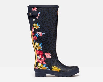 Wellington Boots Funky Wellies Tom Jules 100% Rubber Vegan Waterproof Rainwear Wellington Boots Rainy Weather Festival