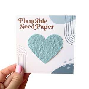 Plantable Seed Heart Card: Wildflower Sympathy Gift