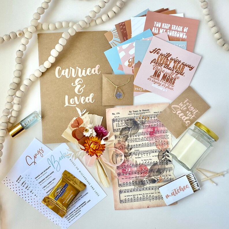 Miscarriage Care Package Pregnancy &amp; Infant Loss Care Etsy