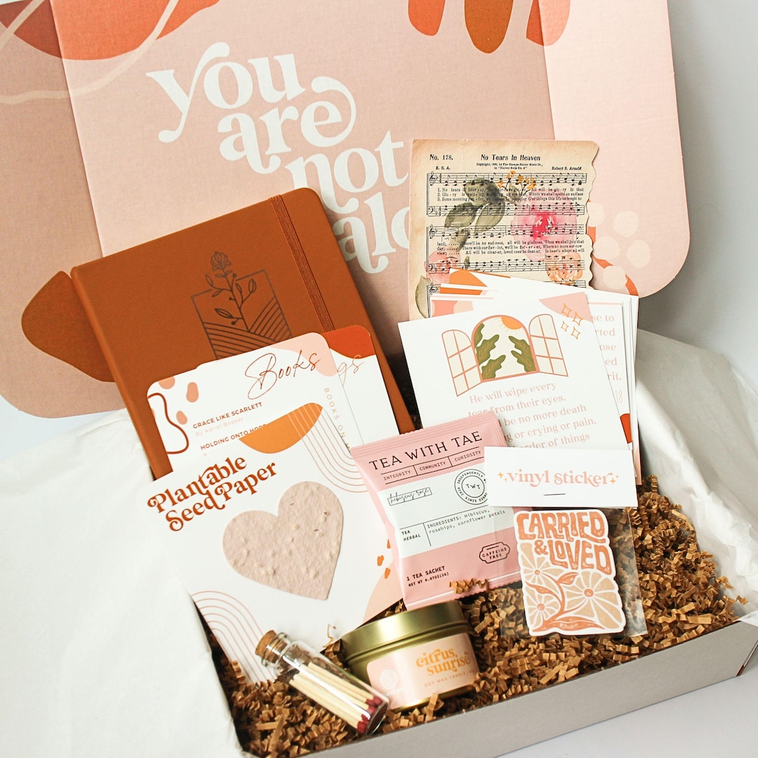 Sunflower Gift Basket For Women | Care Package With Tumbler, Candle, Jewelry & More | Get Well Soon Or Mother's Day Gift