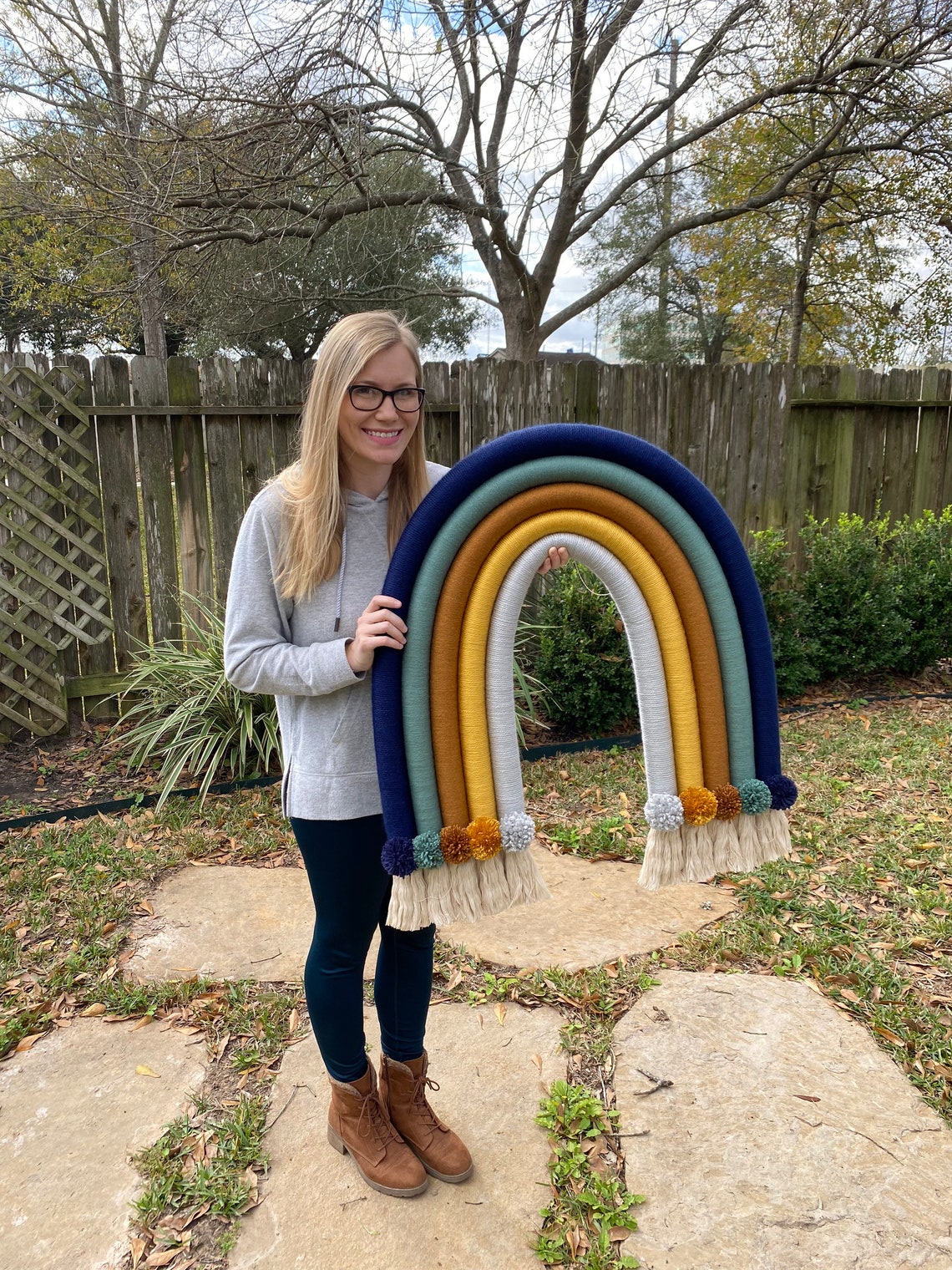 Extra Large Rainbow Wall Hanging Jumbo Rainbow XL Rainbow Etsy