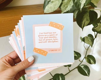 Bible Verse Cards: Christian Encouragement for Anxiety
