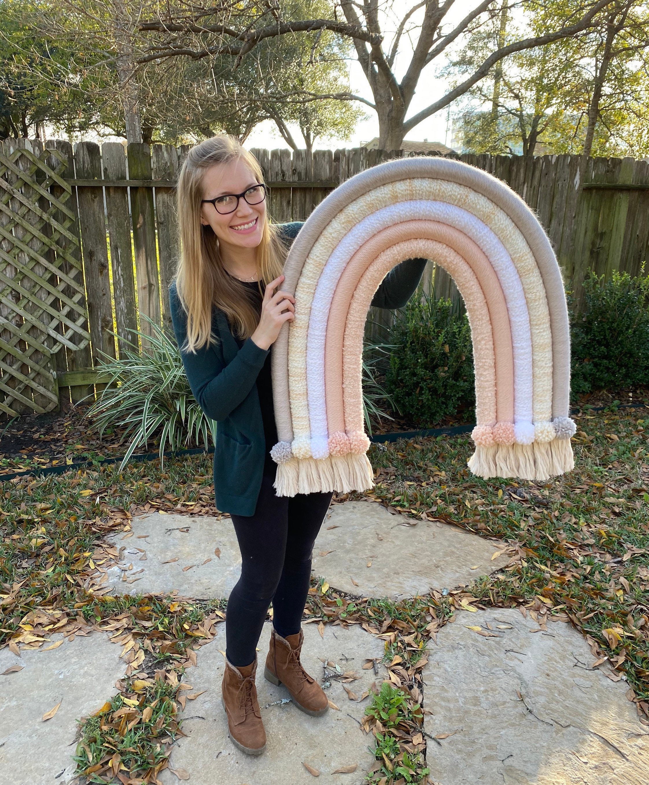 Extra Large Rainbow Wall Hanging Jumbo Rainbow XL Rainbow Etsy