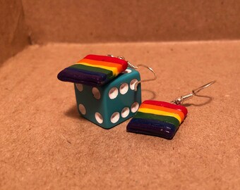 Handmade Clay LGBTQIAP+ Earrings