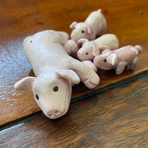 Handmade Clay Pig