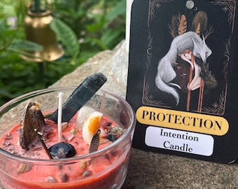 Intentions Crystal Filled Candle