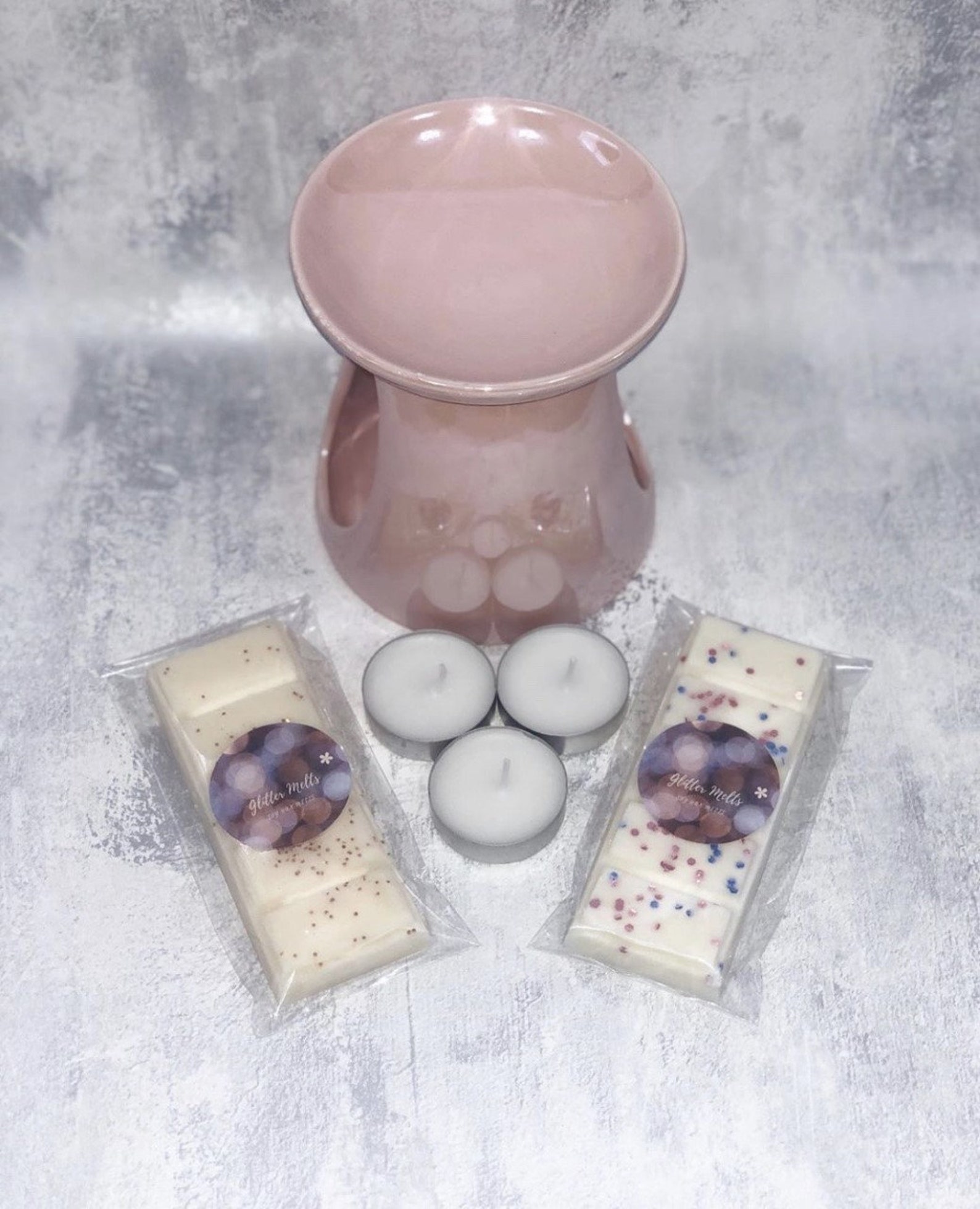 Starter Kit Large Pink Wax Melt Burner Etsy