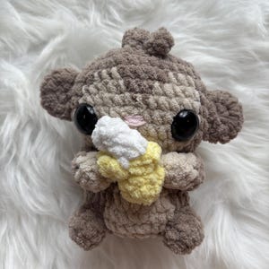 Crochet baby monkey