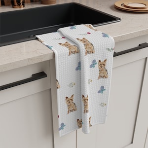 Yorkshire Terrier Tea Towel