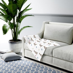 Irish Wolfhound Baby Swaddle Blanket: for new born image 4