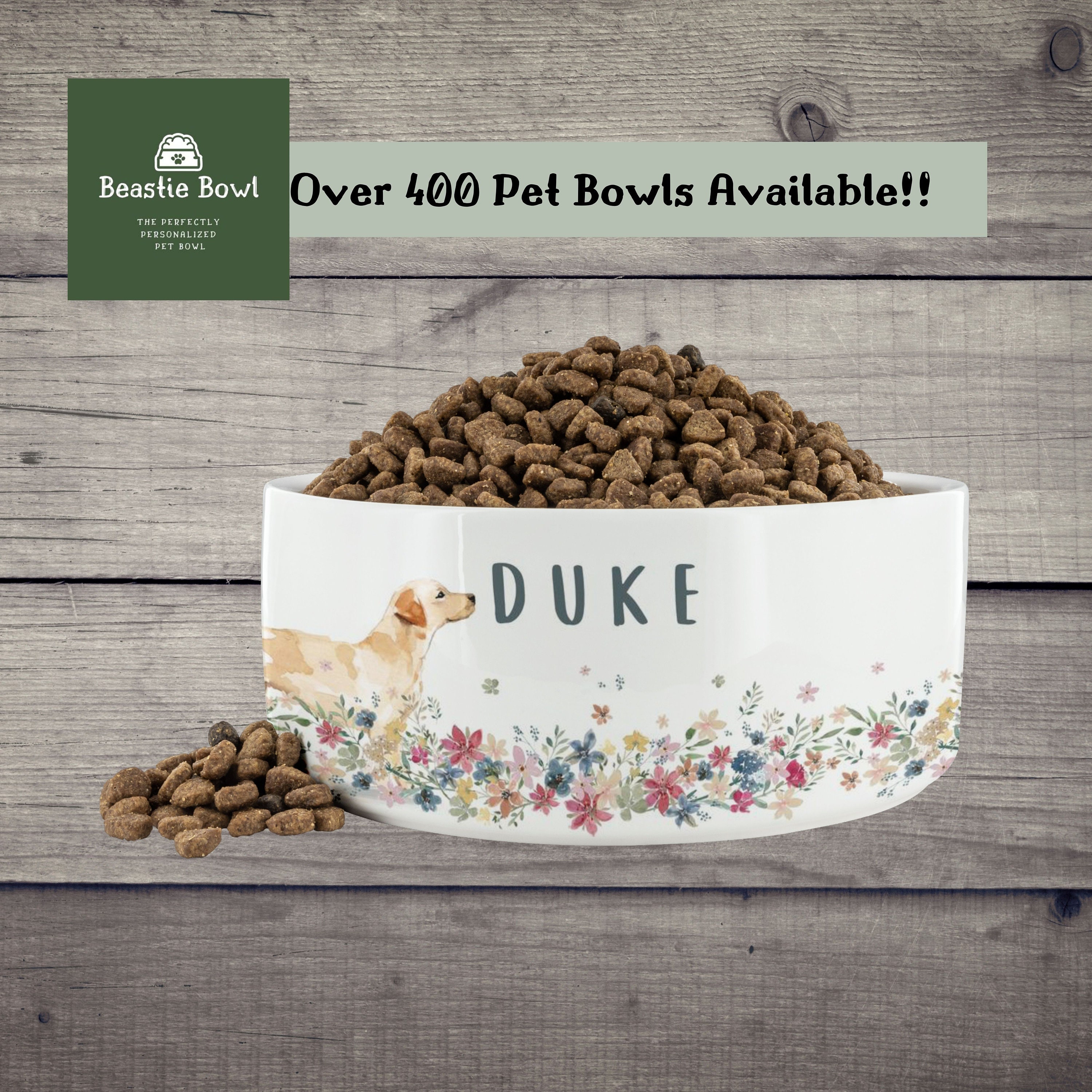 Personalized Dog Bowl Dog Bowl Labrador Retriever Etsy