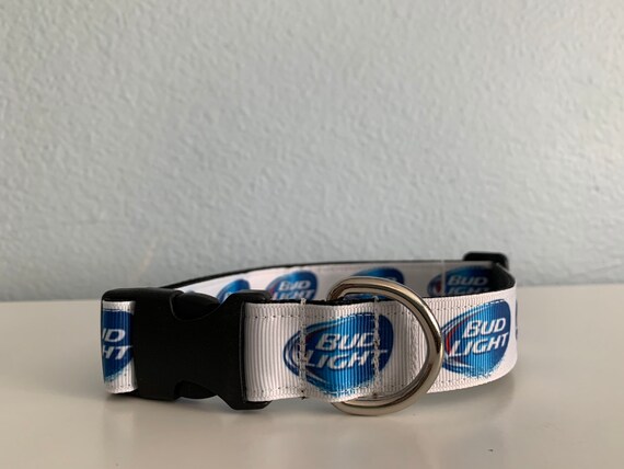bud light dog collar