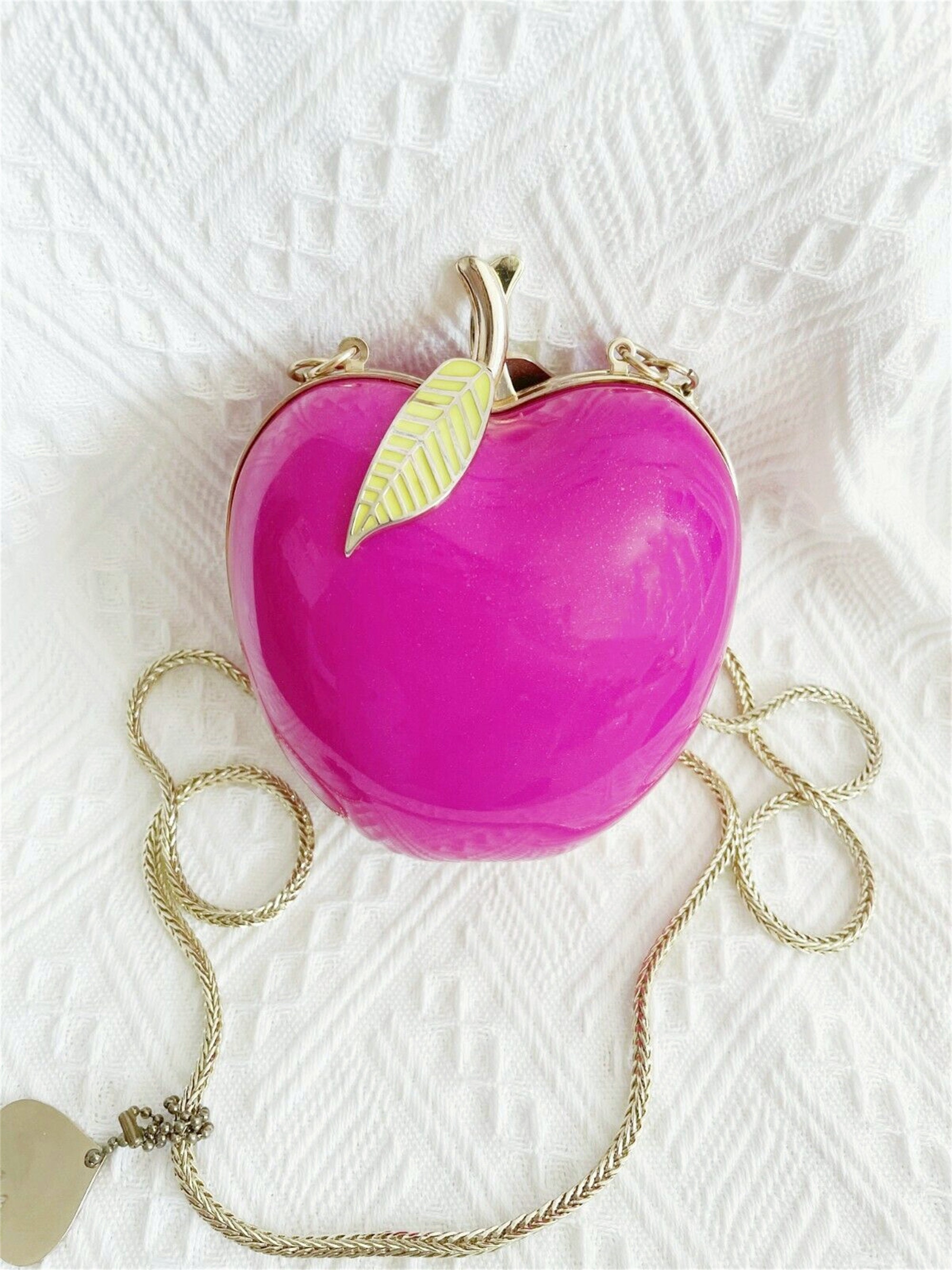 Kate Spade Far From the Tree Resin Apple Clutch/ Bag in Purple - Etsy  Singapore