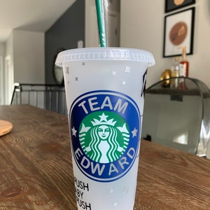 TWILIGHT STARBUCKS CUP | Team Edward | Edward Cullen | Bella Swan | Twilight | Team Edward Cullen | Twilight Saga | Starbucks cup | cold cup