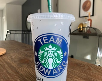 TWILIGHT STARBUCKS CUP | Team Edward | Edward Cullen | Bella Swan | Twilight | Team Edward Cullen | Twilight Saga | Starbucks cup | cold cup