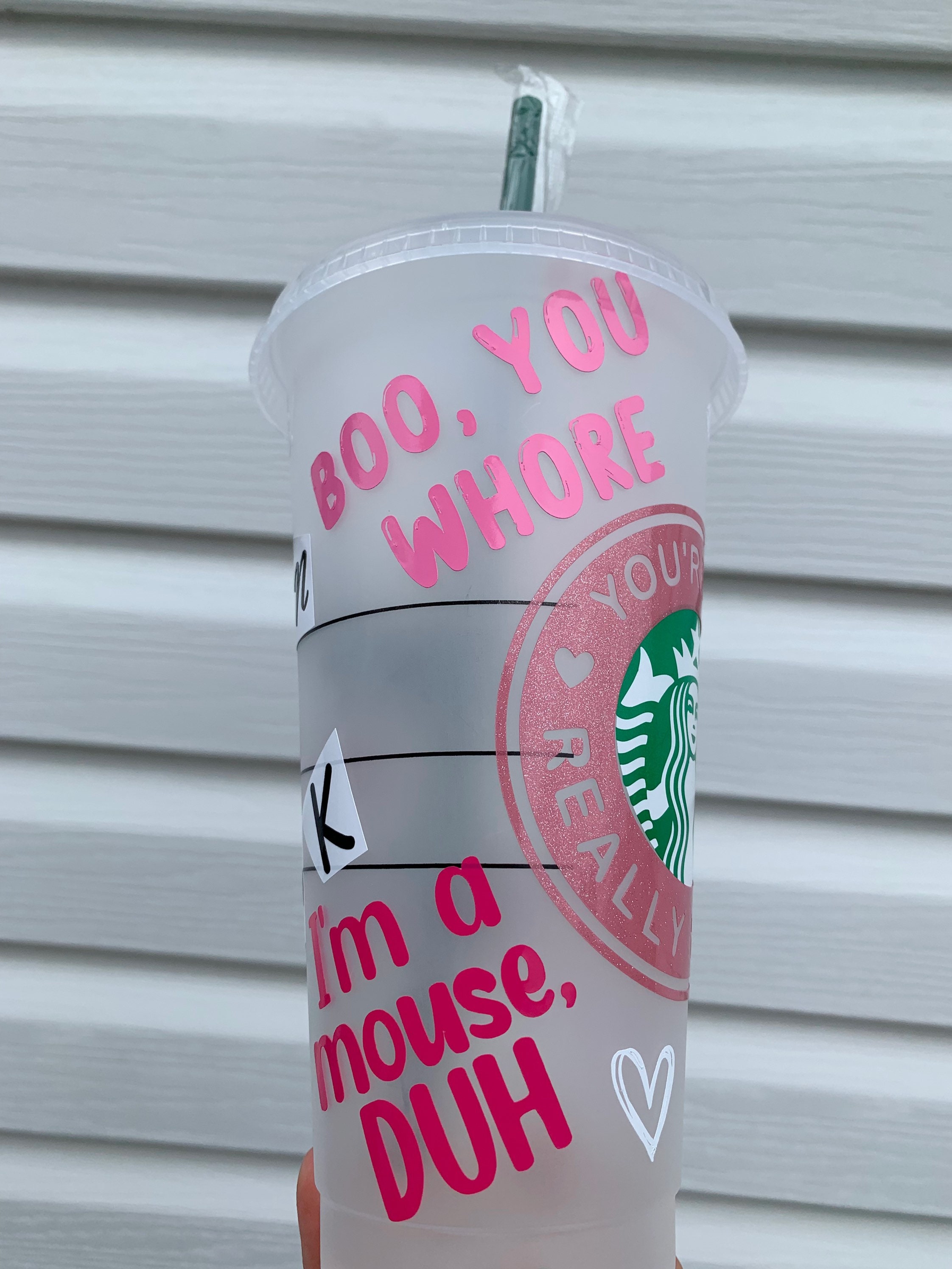 MEAN GIRLS CUP Mean Girls Starbucks Cup Cold Cup Pink Burn Book 